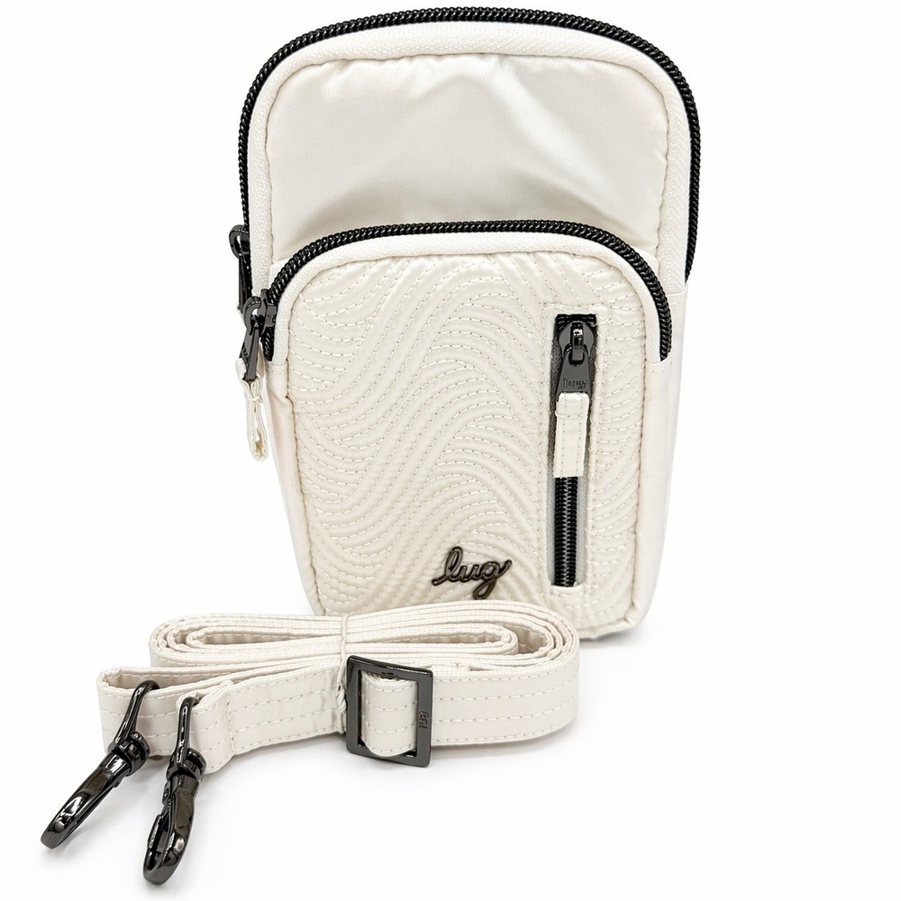 Lug Pitter Patter Small Crossbody Convertible Belt Bag Phone Metallic Diamond